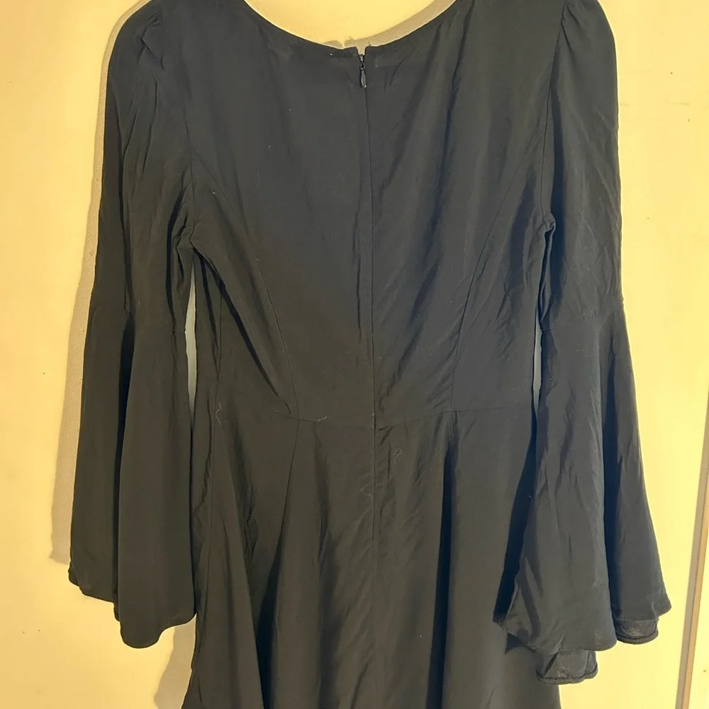 Express Little Black V-Neck Dress - Picture 10 of 11